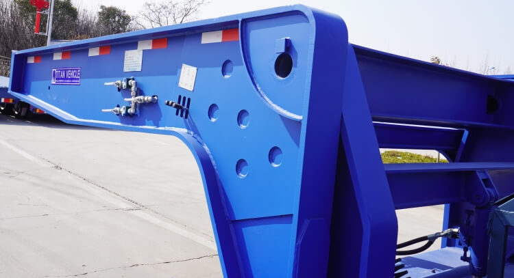 3 Line 6 Axle Lowboy Detachable Gooseneck Trailer for Sale in Zimbabwe