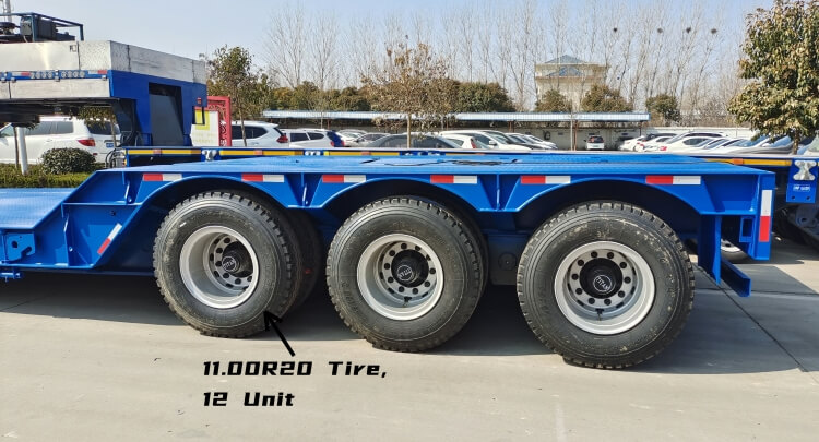 3 Line 6 Axle Lowboy Detachable Gooseneck Trailer for Sale in Zimbabwe