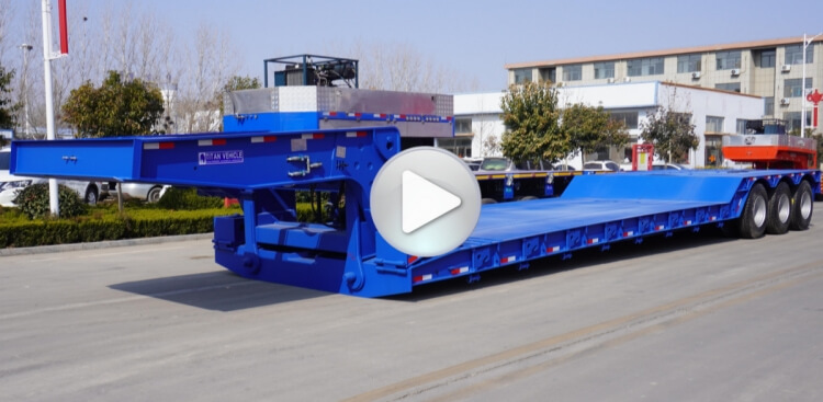 3 Line 6 Axle Lowboy Detachable Gooseneck Trailer for Sale in Zimbabwe
