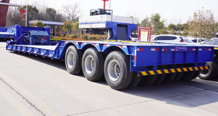 3 Line 6 Axle Lowboy Detachable Gooseneck Trailer for Sale in Zimbabwe