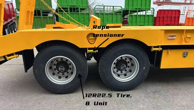Semi Low Bed Trailer Price in Zimbabwe Mutare | 50 Ton Low Bed Trailer Truck | 2 Axle Low Bed Trailer