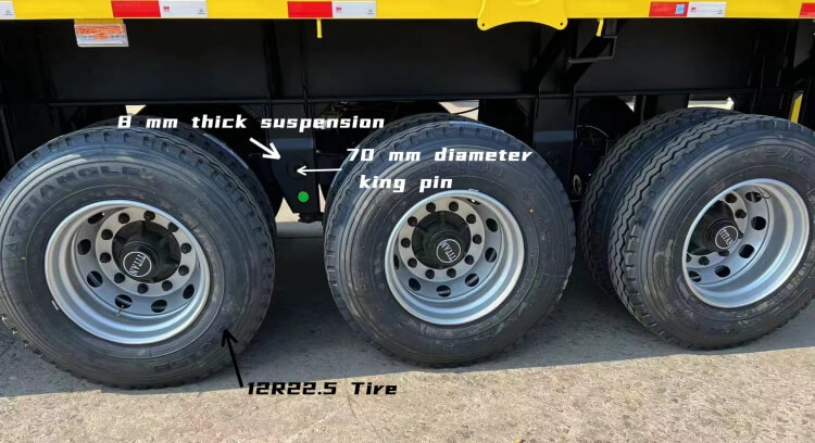 3 Axle 60 Ton Side Board Trailer for Sale in Zimbabwe