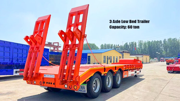 60 Ton 3 Axle Low Loader Trailer for Sale in Harare Zimbabwe