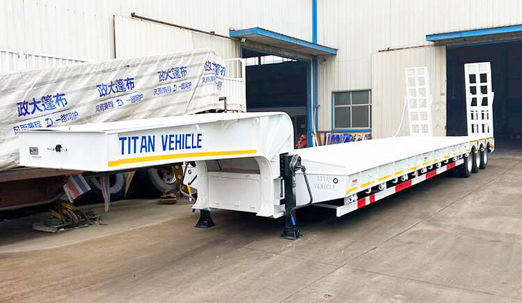 Drop Bed Low Loader Trailer | Tri Axle Tractor Low Loader Trailer for Sale in Gweru Zimbabwe
