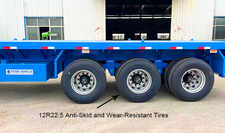 Flatbed Tri Axle Trailer | 40 Ft Flatbed Trailer for Sale in Harare Zimbabwe