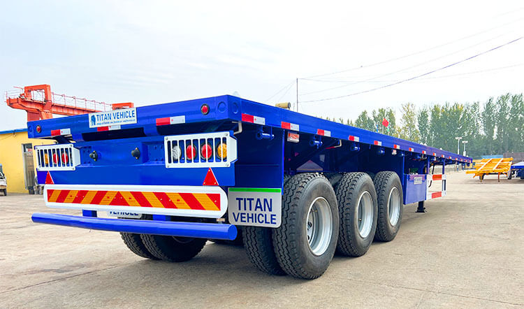 40 Feet Flatbed Trailer | 3 Axle Flatbed Semi Trailer for Sale in Zimbabwe