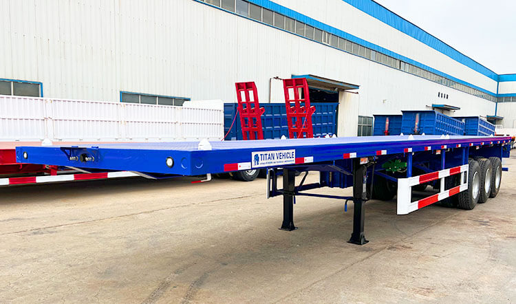 40 Feet Flatbed Trailer | 3 Axle Flatbed Semi Trailer for Sale in Zimbabwe