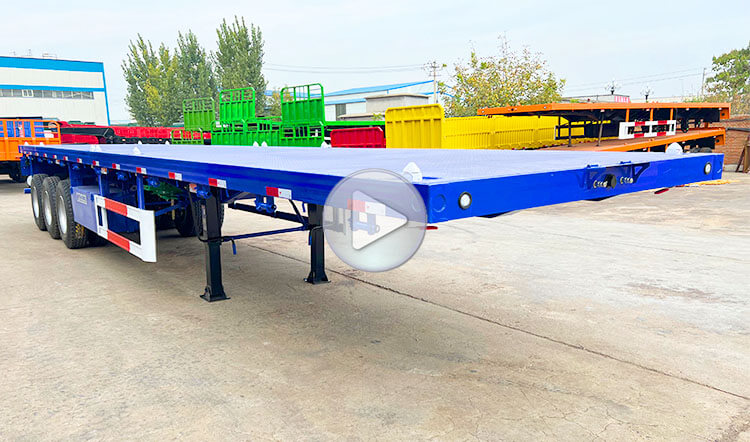 40 Feet Flatbed Trailer | 3 Axle Flatbed Semi Trailer for Sale in Zimbabwe