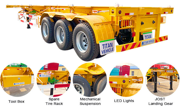 Shipping Container Chassis Price - 40 Ft Container Chassis for Sale in Zimbabwe