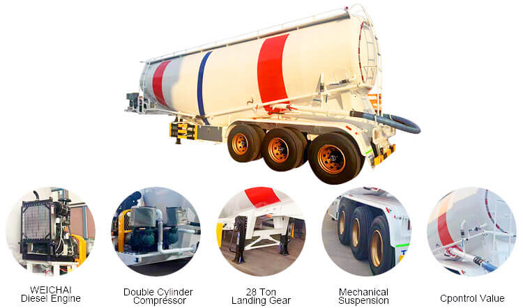 Cement Bulker Trailer | Bulk Tanker Trailer for Sale in Zimbabwe