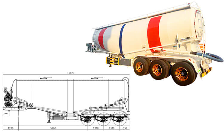 Cement Bulker Trailer | Bulk Tanker Trailer for Sale in Zimbabwe