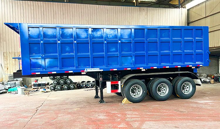 3 Axle End Dump Trailer - Dump Semi Trailer for Sale in Zimbabwe