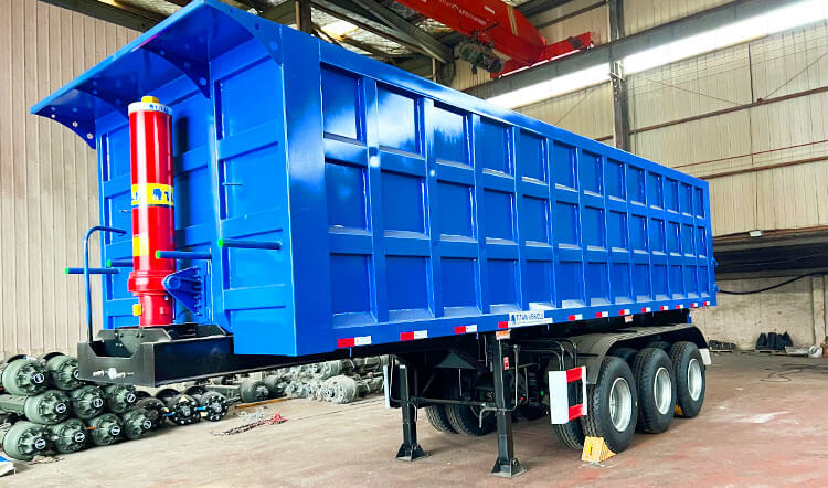 3 Axle End Dump Trailer - Dump Semi Trailer for Sale in Zimbabwe