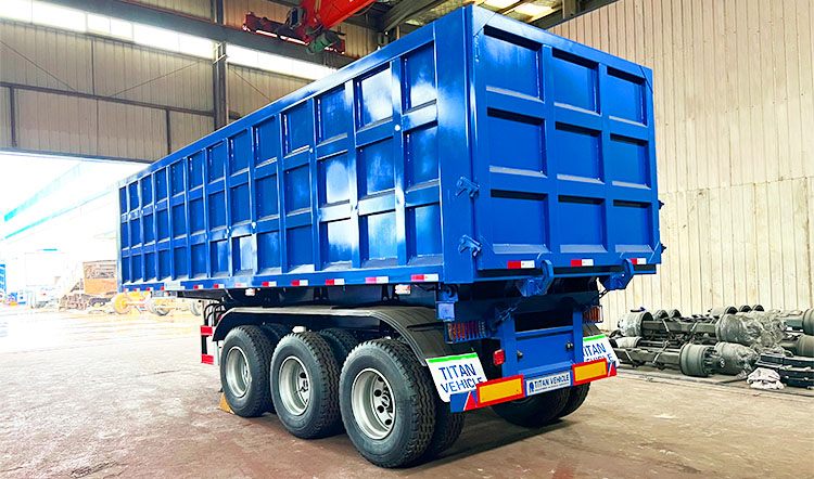 3 Axle End Dump Trailer - Dump Semi Trailer for Sale in Zimbabwe