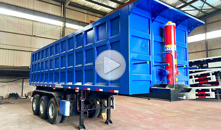 3 Axle End Dump Trailer - Dump Semi Trailer for Sale in Zimbabwe