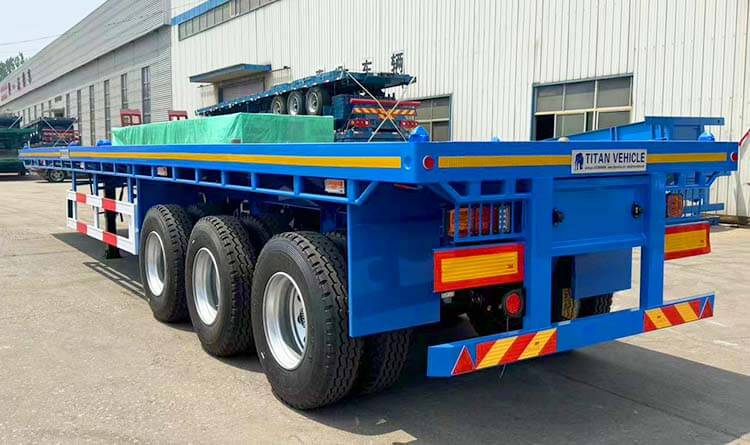 3 Axle 40 Ft Semi Flatbed Trailer for Sale in Zimbabwe