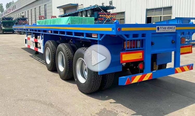 3 Axle 40 Ft Semi Flatbed Trailer for Sale in Zimbabwe