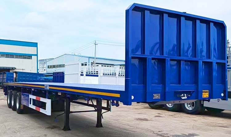 3 Axle 40 Ft Flatbed Truck Trailer for Sale in Zimbabwe