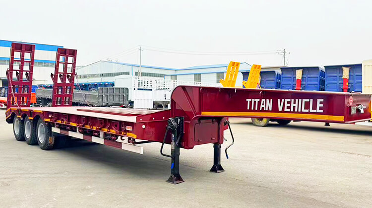 3 Axle 60 ton Lowbed Semi Trailer for Sale Price in Zimbabwe