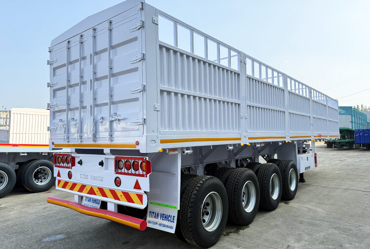4 Axle Fence Cargo Semi Trailer for Sale in Zimbabwe