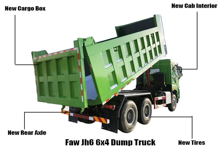 6x4 Faw Jh6 Dump Truck Price in Zimbabwe