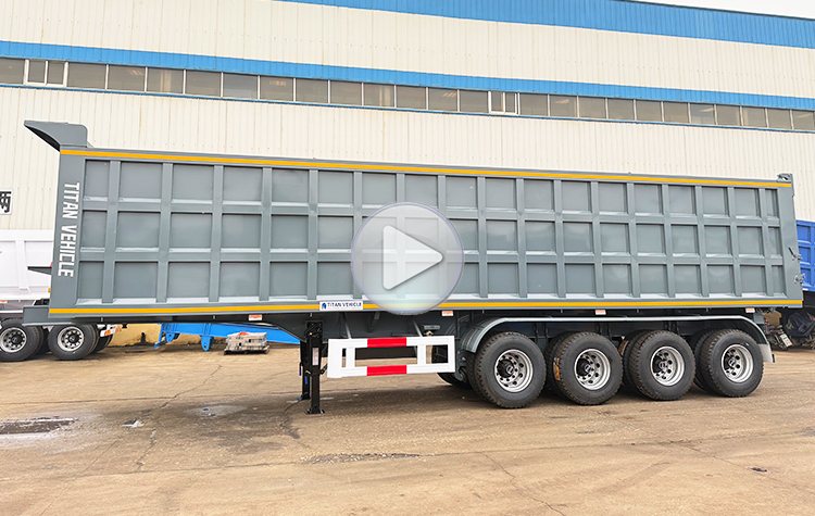 4 Axle 80 Ton Rear Dump Trailer for Sale in Zimbabwe