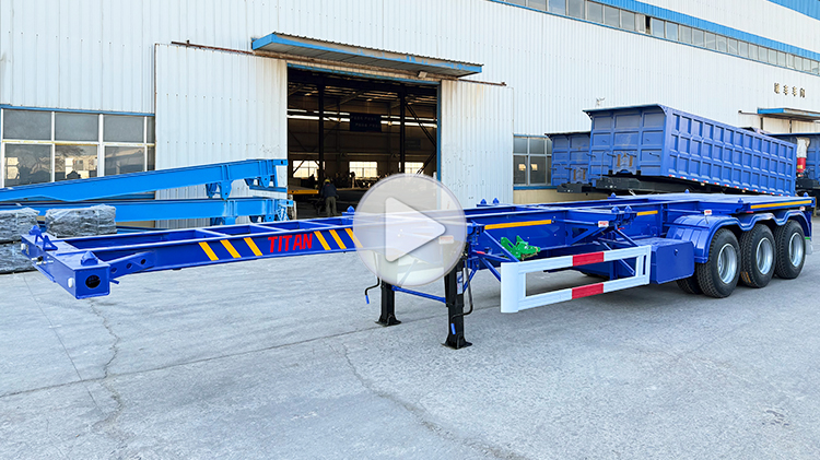 New Tri Axle Container Skeletal Trailer for Sale in Zimbabwe
