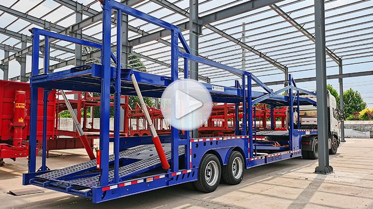 Double Deck Steel Multi Car Hauler Trailer for Sale in Zimbabwe