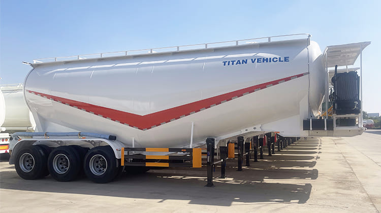 40 CBM Silo Bulker Cement Bulk Tanker Trailer for Sale in Zimbabwe
