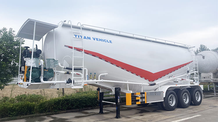40 CBM Silo Bulker Cement Bulk Tanker Trailer for Sale in Zimbabwe