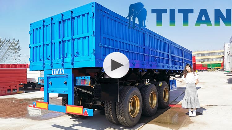 3 Axle Side Dump Semi Trailer for Sale in Zimbabwe