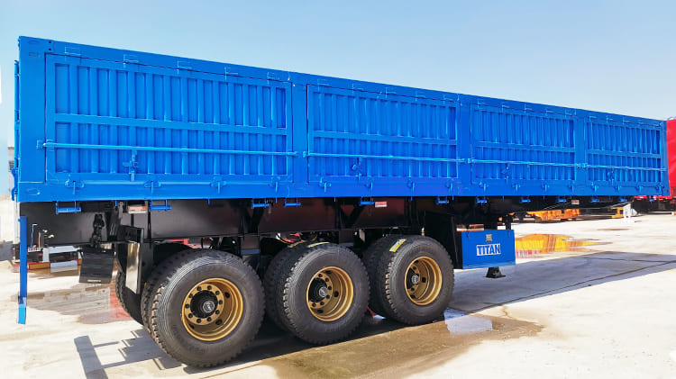 3 Axle Side Dump Semi Trailer for Sale in Zimbabwe