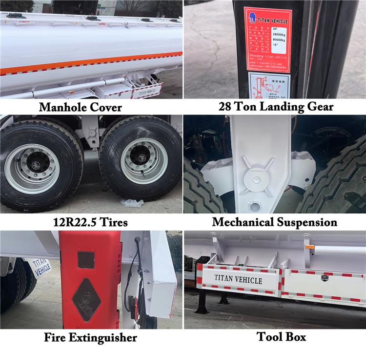 45000 L Fuel Tanker Semi Trailer for Sale Price In Zimbabwe - Fuel Transport Trailer