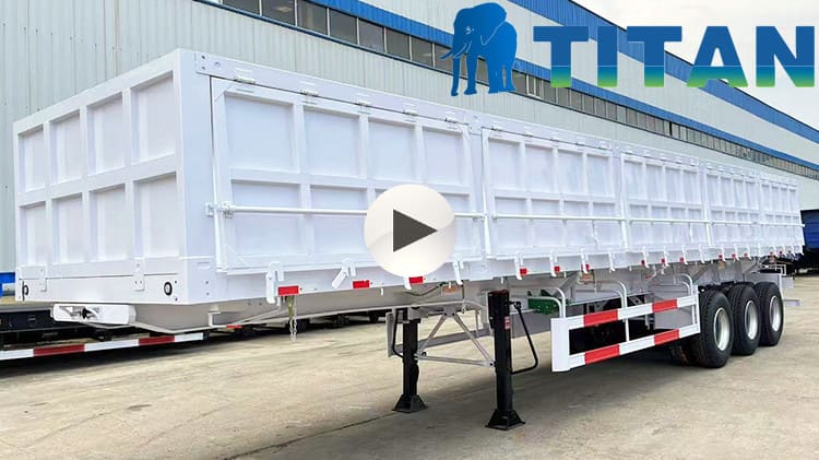 New Tri Axle 34 Ton Side Tipper Trailer for Sale in Zimbabwe