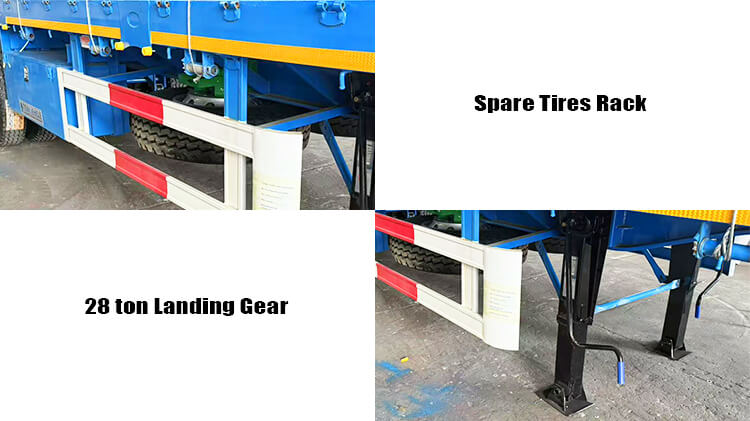 3 Axle Side Board Bulk Cargo Semi Trailer for Sale Price in Zimbabwe