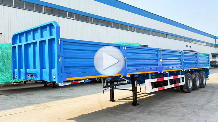 3 Axle Side Board Bulk Cargo Semi Trailer for Sale Price in Zimbabwe