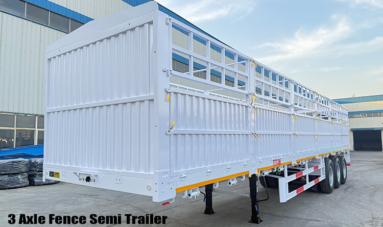 3 Axle Cattle Transport Stake Trailers for Sale in Zimbabwe