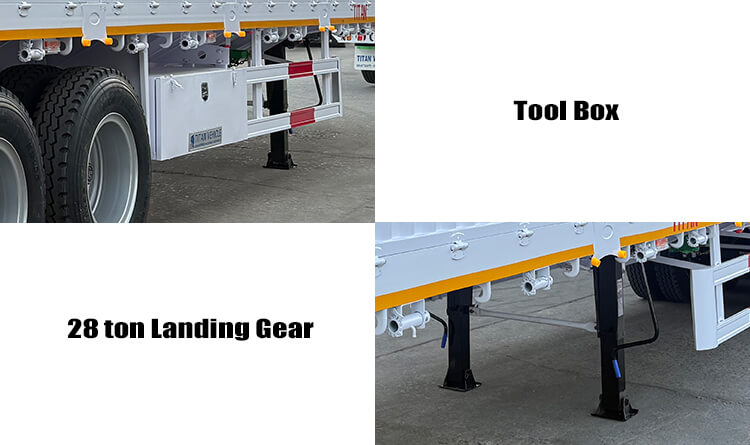 3 Axle Cattle Transport Stake Trailers for Sale in Zimbabwe