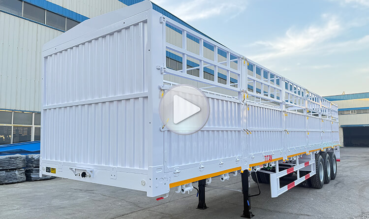 3 Axle Cattle Transport Stake Trailers for Sale in Zimbabwe