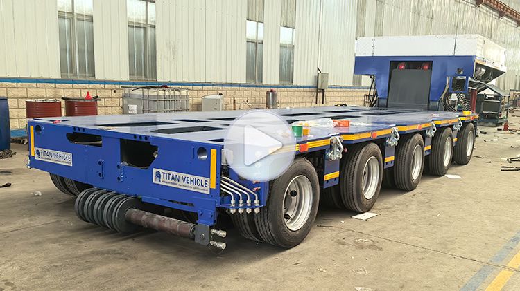 Heavy Equipment Transport Goldhofer Multi Axle Trailer for Sale in Zimbabwe