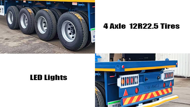 4 Axle Flatbed Trailer for Sale in Zimbabwe