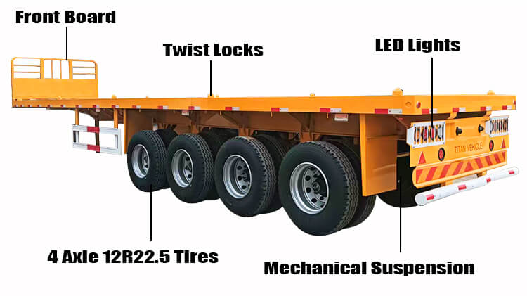 4 Axle Semi Flabed Trailer for Sale in Zimbabwe