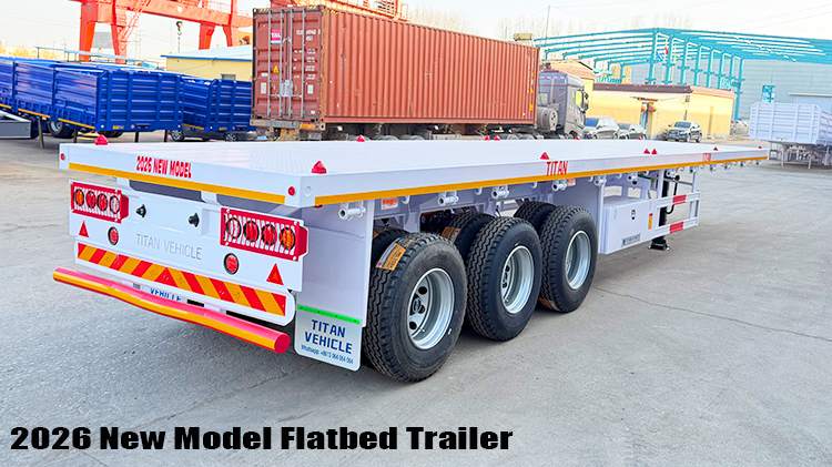 Heavy Duty 3 Axle 40 Ft Flatbed Trailer for Sale Price in Zimbabwe