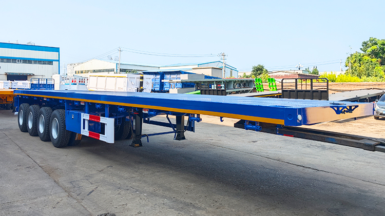 4 Axle Semi Truck Flatbed Trailer for Sale in Zimbabwe