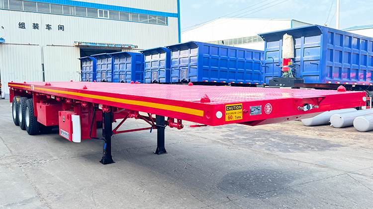 Tri Axle Flatbed Semi Trailer for Sale in Zimbabwe