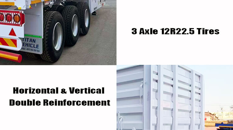 Tri Axle Sidewall Trailer for Sale in Zimbabwe