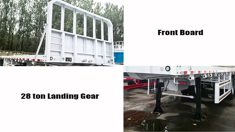 Cimc Tri Axle Flatbed Trailer for Sale in Zimbabwe