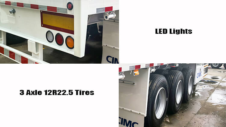 Cimc Tri Axle Flatbed Trailer for Sale in Zimbabwe