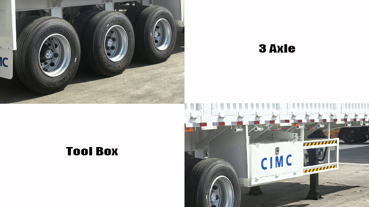 Cimc Tri Axle Dropside Trailer for Sale in Zimbabwe
