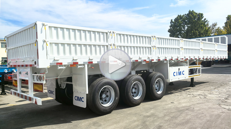 Cimc Tri Axle Dropside Trailer for Sale in Zimbabwe